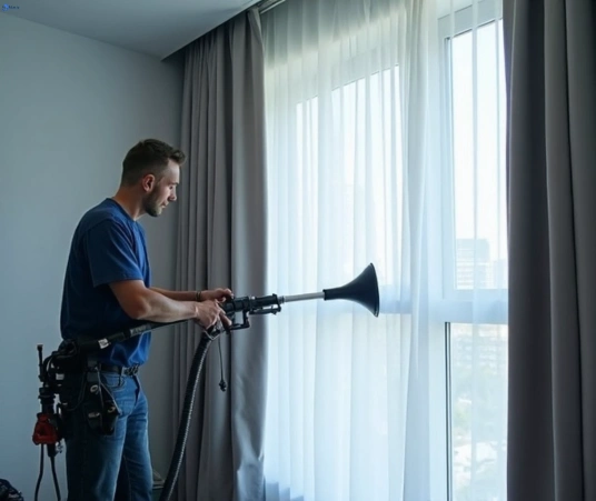 Professional curtain stain removal process equipment Matty Curtain Cleaning mckinnon-vic